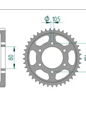 Kettenrad C50-Stahl Preis Gesenkt