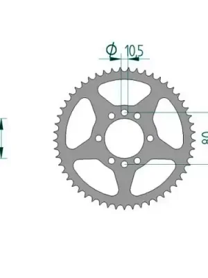 Kettenrad C50-Stahl Mega-Angebot