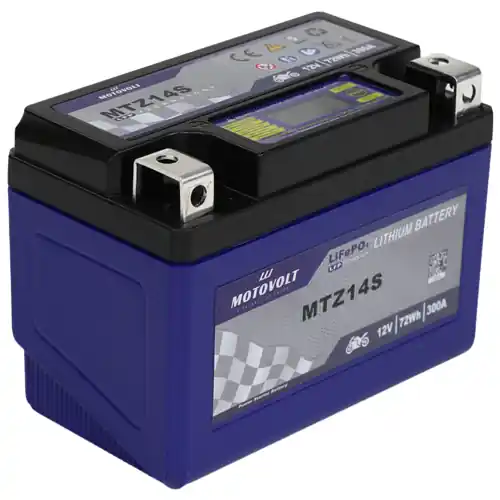 Markenware Batterie motoVolt Lithium MTZ14S / YTZ14S
